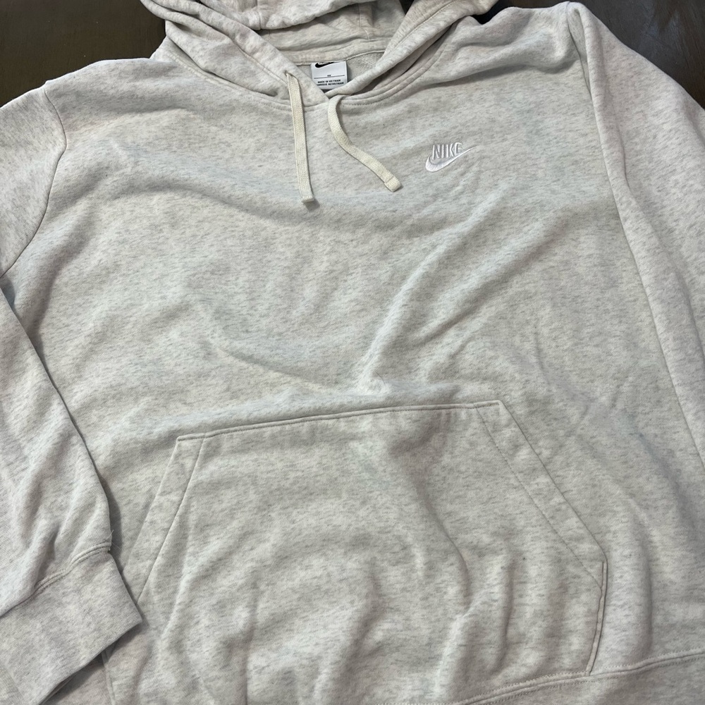 Nike Light Gray Men's Hoodie Size 3XL